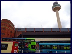 Liverpool double deckers at St Johns Beacon